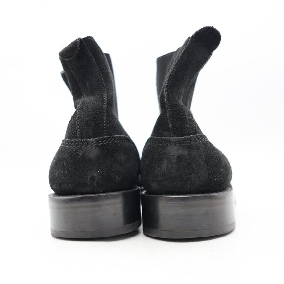 Wolverine 1000 Mile Black Suede Leather Classic Boots Men’s Size 10 D Pull On main image 7